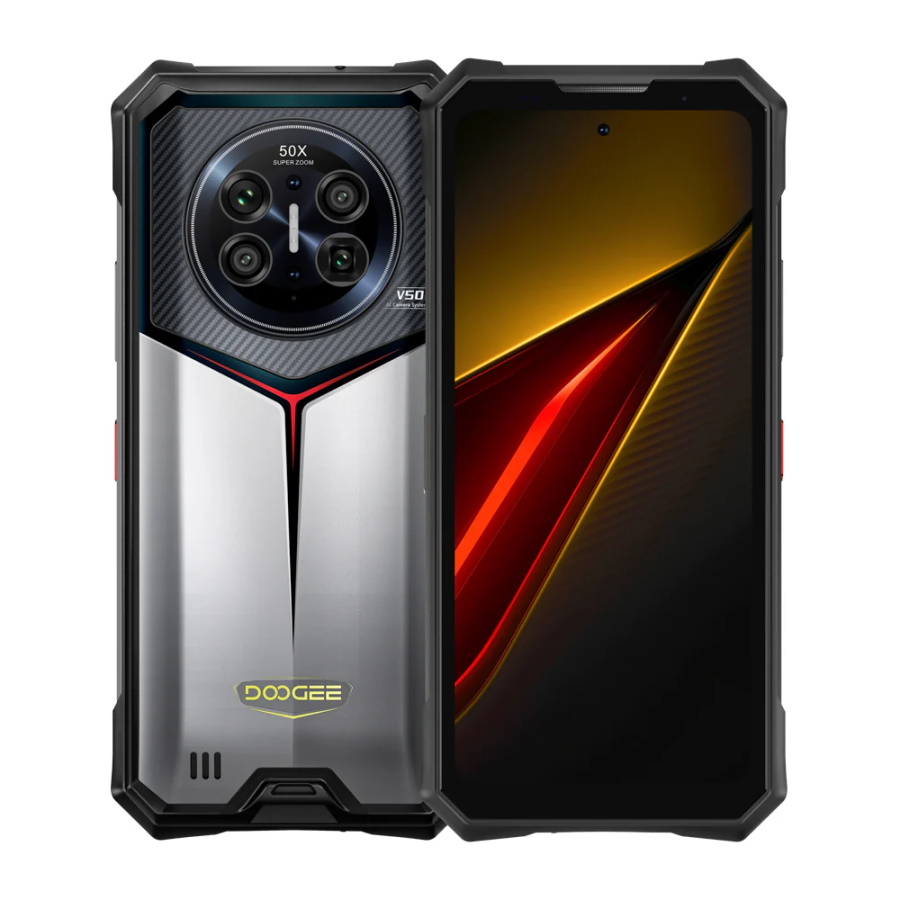 Смартфон Doogee V50 серебристый